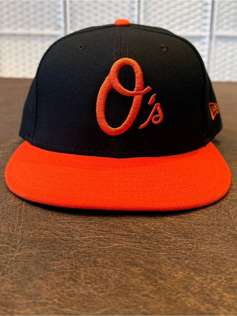 New Era Baltimore Orioles Black and Orange Fitted Hat